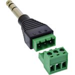 InLine 6,35mm Klinkenstecker an Terminalblock (92504L)