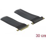 Delock Riser Card PCI Express x8 to x8 with flexible cable - Riser Card (85766)