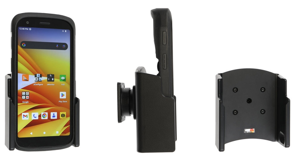 Brodit Passive Halterung mit Kugelgelenk AMPS für Zebra TC22/TC27 Schwarz
