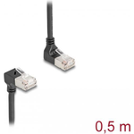 Delock Patch-Kabel RJ-45 (M) nach oben angewinkelt zu RJ-45 (M) nach unten abgewinkelt (80292)