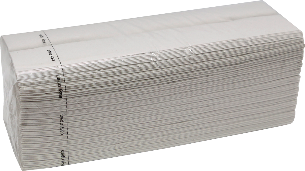 FRIPA Handtuchpapier, 250 x 330 mm, C-Falz, weiß 2-lagig, aus 100% Recyclingpapier - 1 Stück (435210