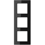 JUNG AC 583 GL SW. Produktfarbe: Schwarz, Markenkompatibilität: JUNG, Material: Glas. Breite: 84 mm, Höhe: 226 mm (AC583GLSW)