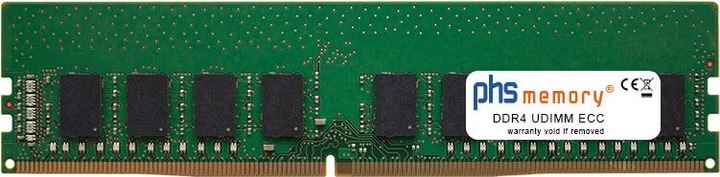 PHS-memory 32 GB DDR4 UDIMM 2666 MHz ECC – kompatibel mit ASRock Z170A-X1 (SP419654)