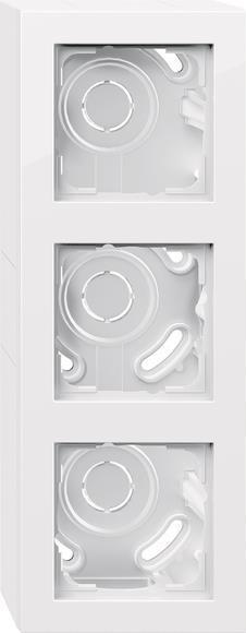 Gira AP-Gehäuse 3-f. reinweiß 106329 (106329)