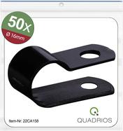 Quadrios 22CA158 Befestigungsschelle schraubbar 22CA158 Bündel-Ø-Bereich 16 mm (max) Schwarz 1 Set (22CA158)