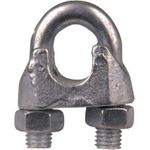 Wiedenmann Drahtseilklemme 8,0mm Form B ähnl. DIN741 verzinkt VE100St (1774108)