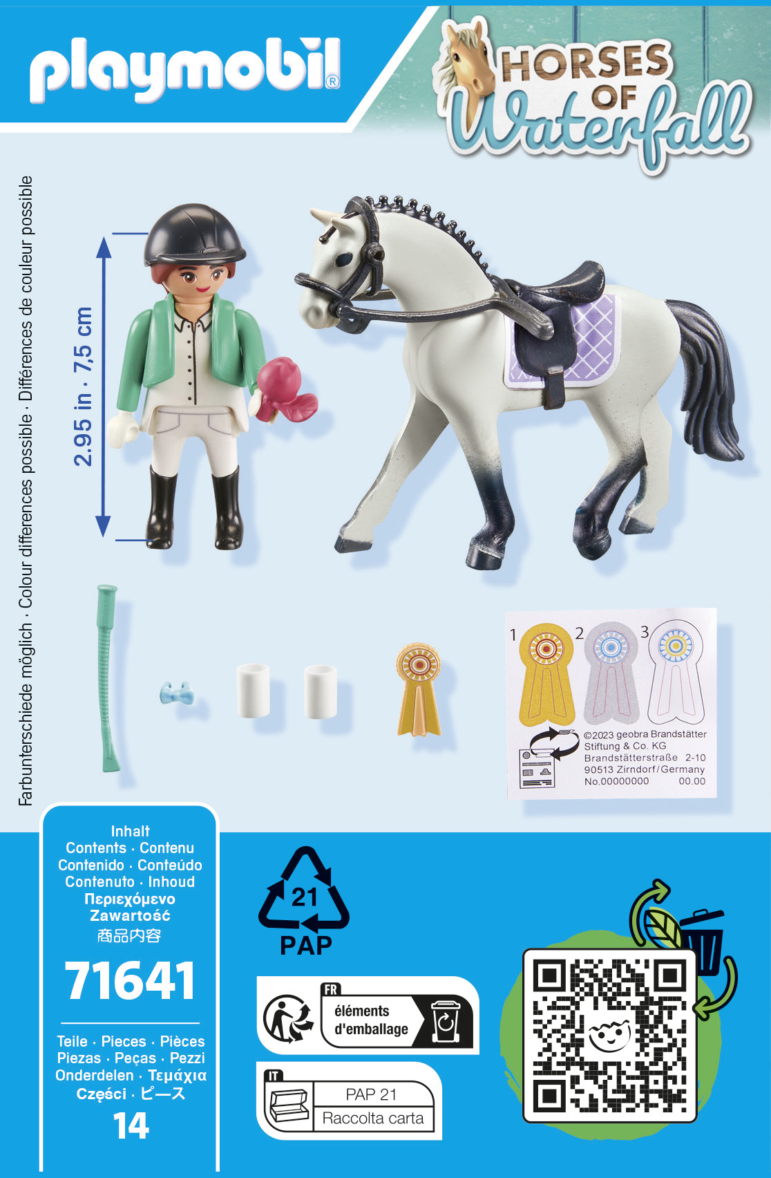 Playmobil Turnierreiterin 71641 Mehrfarbig