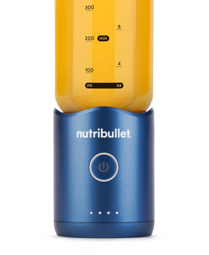 Nutribullet NBP013BL Flex Portable Smoothie-Maker 0,59 l Akkubetrieb Icecrush-Funktion Blau