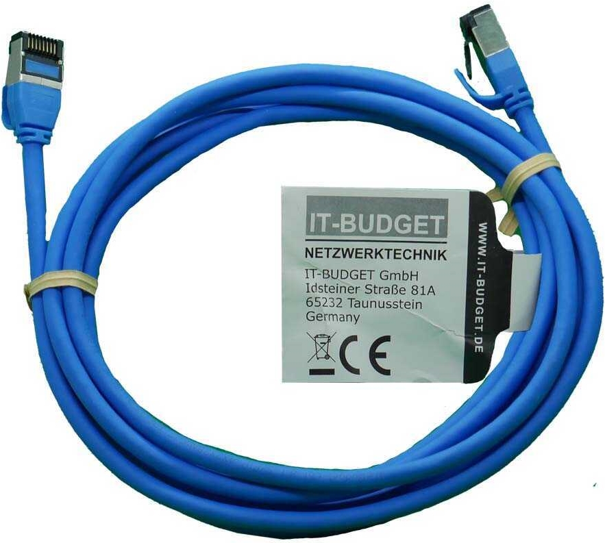 IT-BUDGET Vollkupfer Premium Patchkabel (90ITBSLIM81PK3B)