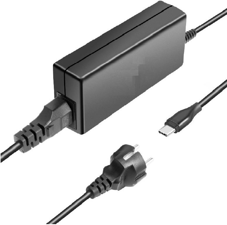 CoreParts MBXUSBC-AC0010 Netzteil & Spannungsumwandler Indoor 100 W Schwarz (MBXUSBC-AC0010)