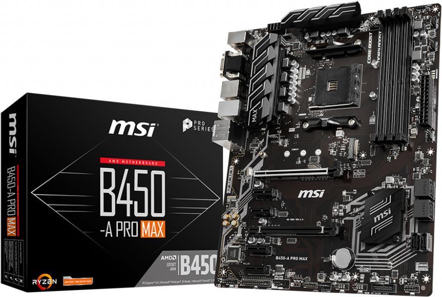MSI B450-A PRO MAX Motherboard (7B86-022R)