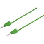 VOLTCRAFT Messleitung [Stecker 4 mm - Stecker 4 mm] 5 m Grün MSB-300 (MSB-300-5-GR)