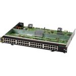 HPE Aruba R0X38B - Erweiterungsmodul - Gigabit Ethernet (PoE) x 48 - für HPE Aruba 6405, 6405 48SFP+, 6405 96G, 6410