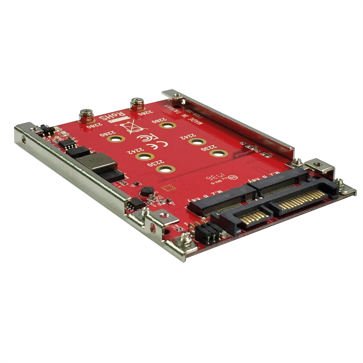 ROLINE Schnittstellenkarte M.2 SATA 6Gb/s RAID 0/1