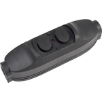 as - Schwabe 45223 Zwischenschalter mit PRCD 230 V Schwarz IP55 (45223)