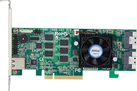 Areca ARC-1886-16I RAID-Controller PCI Express x8 4.0 12 Gbit/s (ARC-1886-16I)