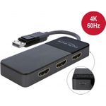 DeLOCK DisplayPort 1,4 Splitter 1 x DisplayPort to 3 x HDMI MST (87770)