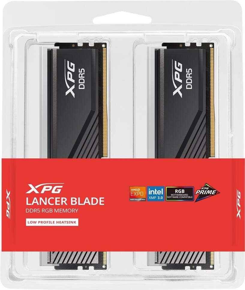 XPG LANCER BLADE RGB DDR5 6400 MHz CL32 32 GB (2x16 GB) Schwarz