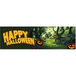 EUROPALMS Halloween Banner, Geisterwald, 300x90cm (80164205)