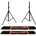 OMNITRONIC Set 2x BS-2 EU Boxenhochständer + 2x Tragetasche (20000470)