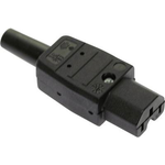 AS SCHWABE Thermoplast-Gerätesteckdose Warmgeräte 120°C (62082)