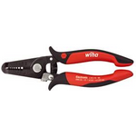Wiha Abisolierzange Electronic Z 49 2 03 Zum Halten, Schneiden und Abisolieren von Drähten mit Durchmesser 0,81 (33471)