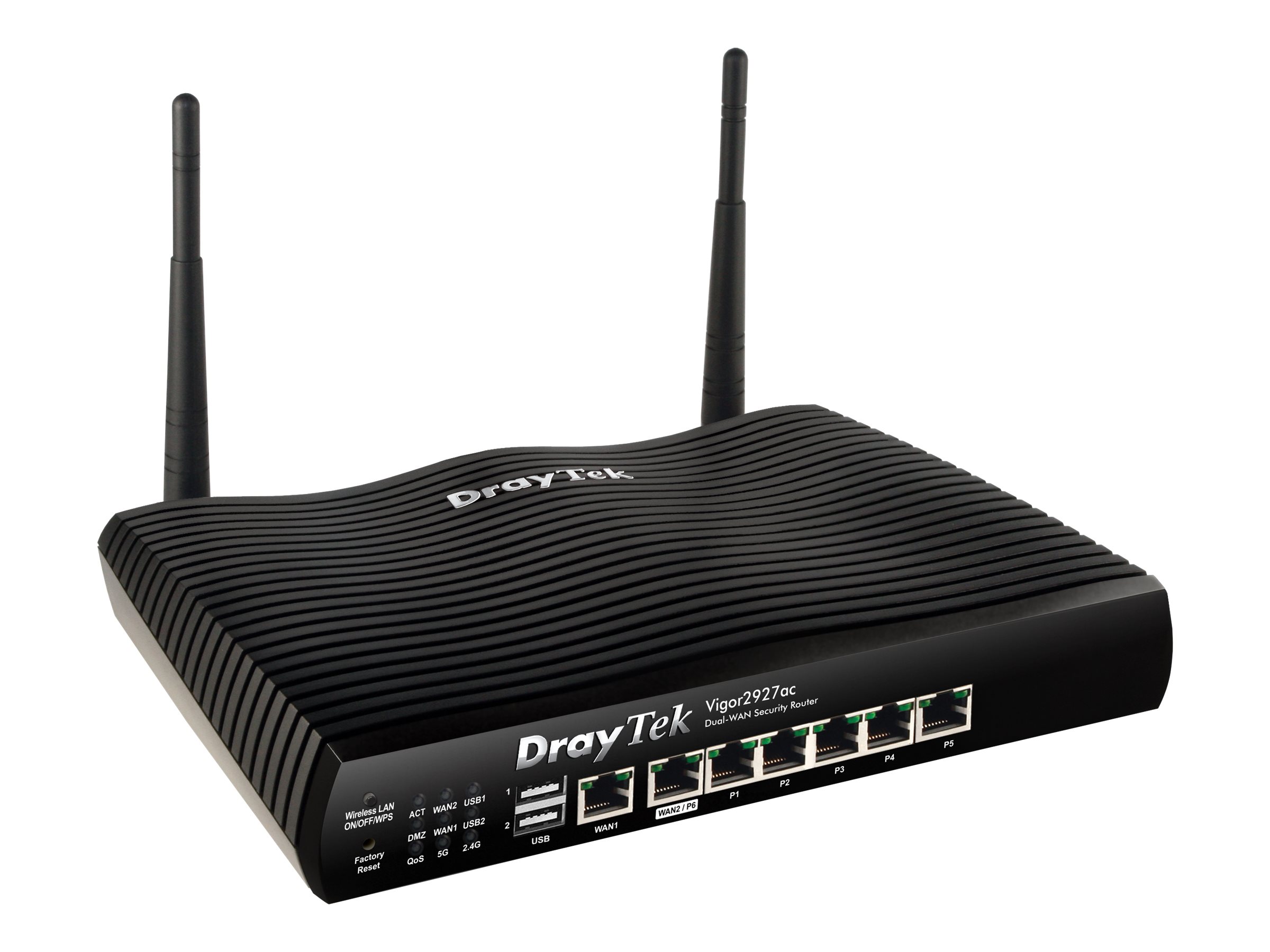 DrayTek Vigor 2927ac WLAN-Router Wi-Fi 5 1.7 Gbps Schwarz