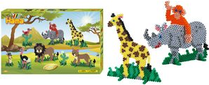 Hama Bügelperlen midi "Safari", Geschenkpackung Durchmesser Bügelperle midi: 5,0 mm - 1 Stück (00003041)