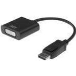 ACT AC7510 Videokabel-Adapter 0,15 m DisplayPort DVI-D Schwarz (AC7510)