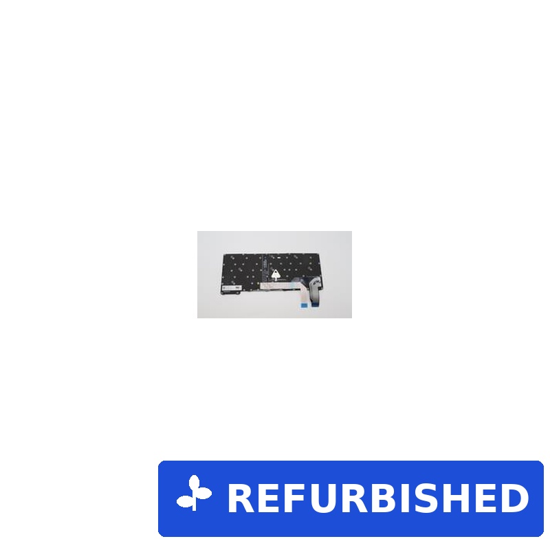 Chicony - Ersatztastatur Notebook - mit Trackpoint - hinterleuchtet - QWERTZ - Deutsch - Schwarz - FRU - für ThinkPad X13 Gen 3 21BN, 21BQ (B-Ware)