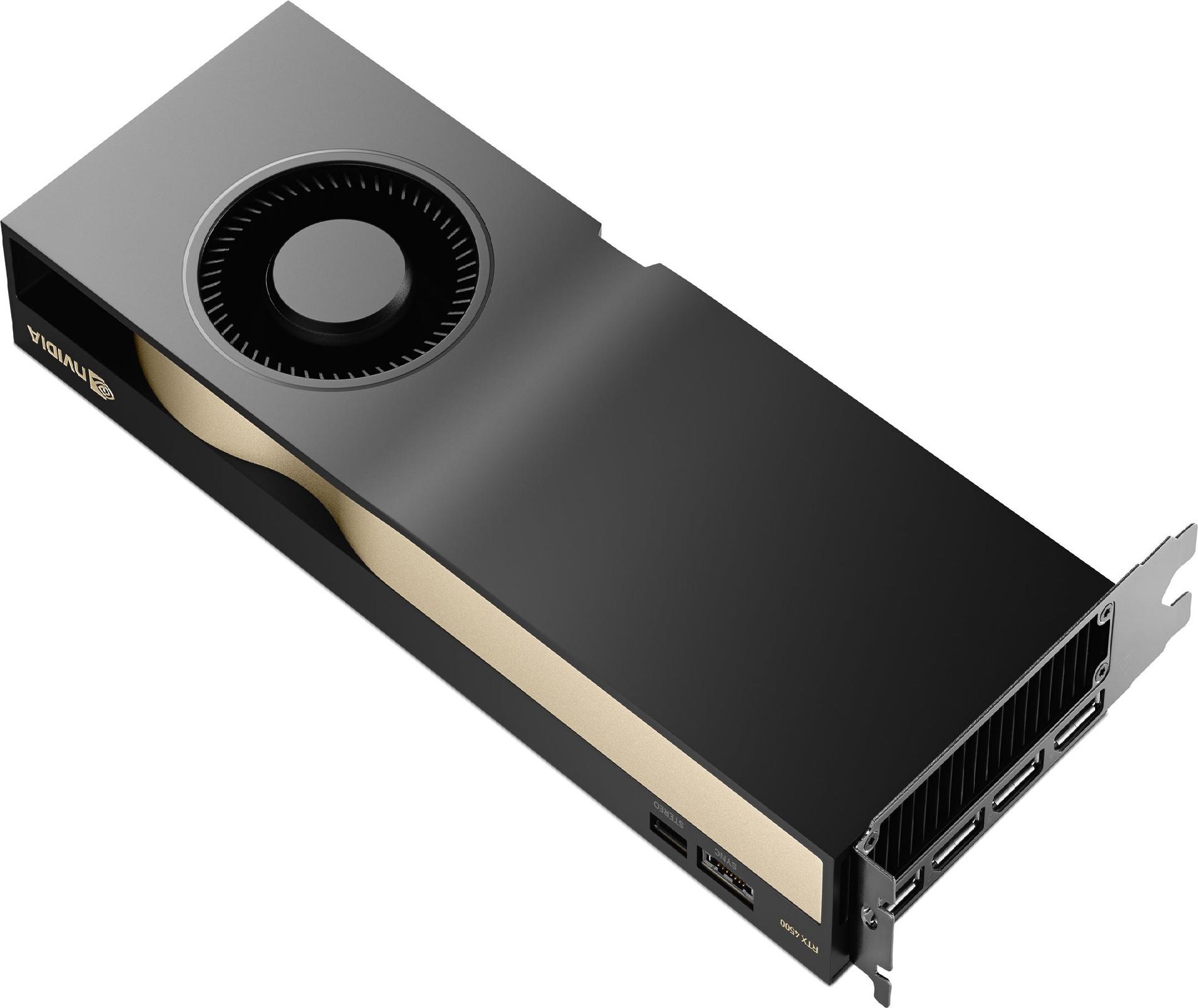 HP RTX 4500 Ada 24 GB GDDR6 PCIe 4.0 x16 Grafikkarte Schwarz