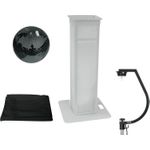 EUROLITE Set Spiegelkugel 30cm schwarz mit Stage Stand variabel + Cover schwarz (20000715)