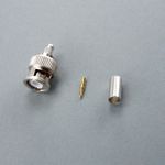 Telegärtner BNC-Kabelstecker Crimp G01 50 Ohm, crimp/crimp, Professional, A0205, G01 (RG-58 C/U), YR23092 Belden, UG-1785/U  - 1 Stück (J01000A1255Z)