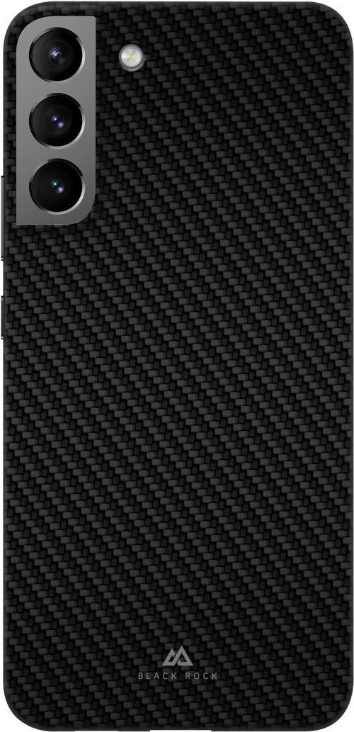 Black Rock Cover Ultra Thin Iced für Samsung Galaxy S22 (5G), Schwarz/Felx Carbon (00217648)