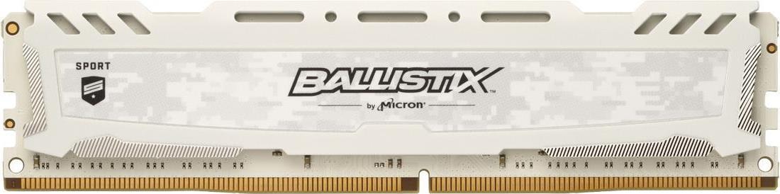 Ballistix Sport LT 8GB DDR4 3000 DIMM 288pin white SR CL15 (BLS8G4D30AESCK)