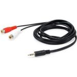 Equip 147093 Audio-Kabel 250 m 2 x RCA 3.5mm Schwarz (147093)