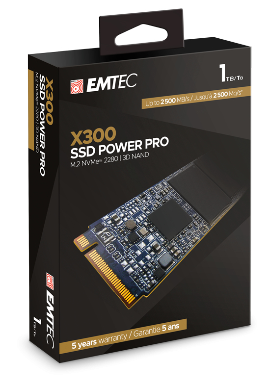 EMTEC Power Pro X300 1 TB M.2 2280 PCIe 3.0 x4 NVMe SSD