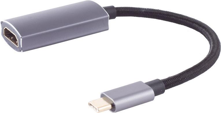 S-CONN shiverpeaks ®-BASIC-S--Adapter, USB-Typ C Stecker auf HDMI-A Buchse, 4K60Hz, ProX, 0,10m (BS1