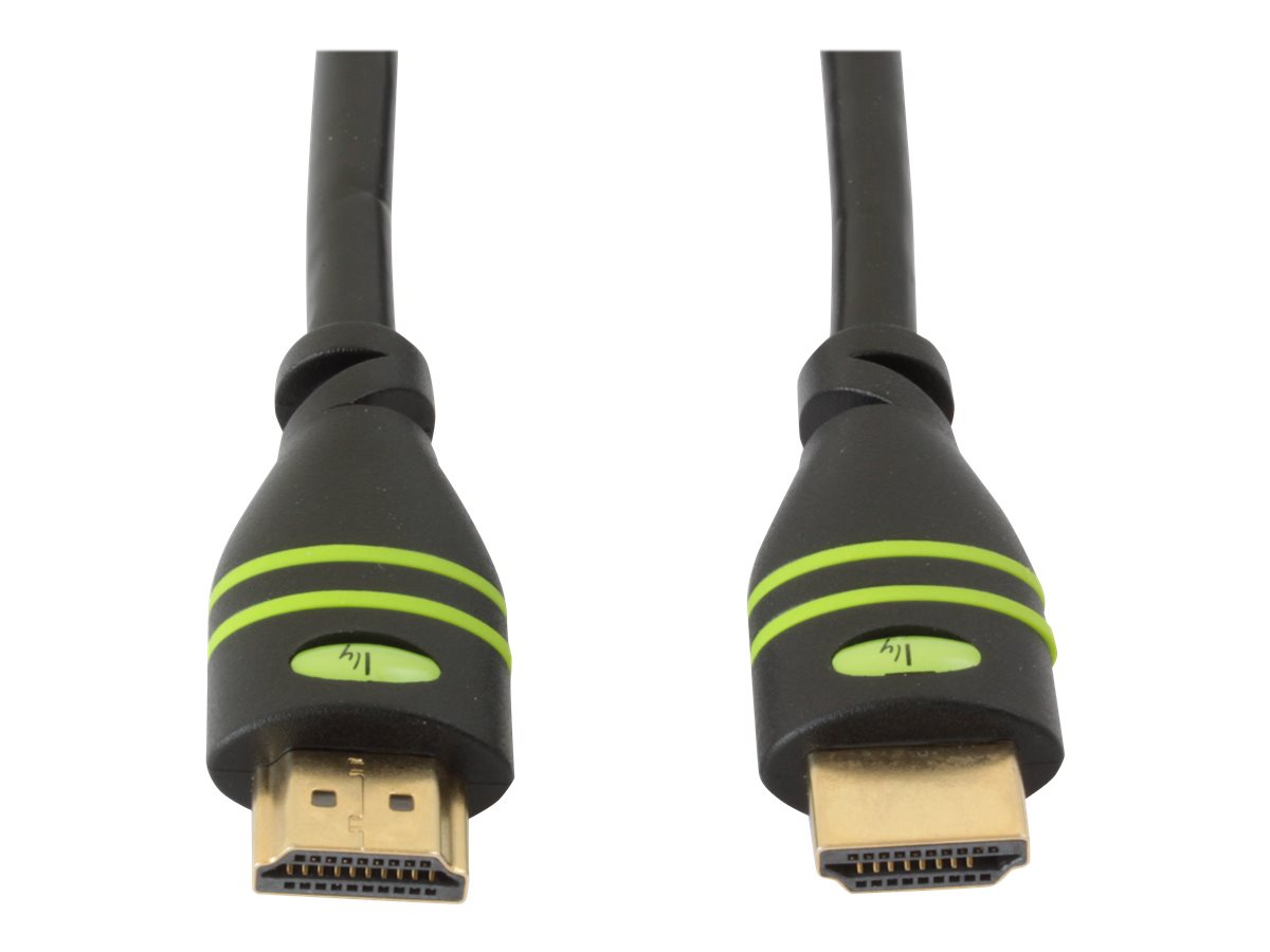 Techly ICOC HDMI-4-250 HDMI-Kabel High Speed mit Ethernet 25 m Schwarz