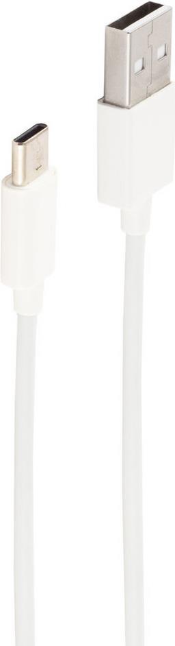 shiverpeaks ®-BASIC-S--USB Lade-Sync Kabel, USB A Stecker auf USB-C Stecker, 2.0, ABS, weiß, 2,0m (BS14-13043)