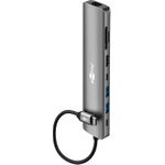 Goobay Slim 8-Port USB-Hub mit HDMI und RJ45, 5 Gbit/s (79146)