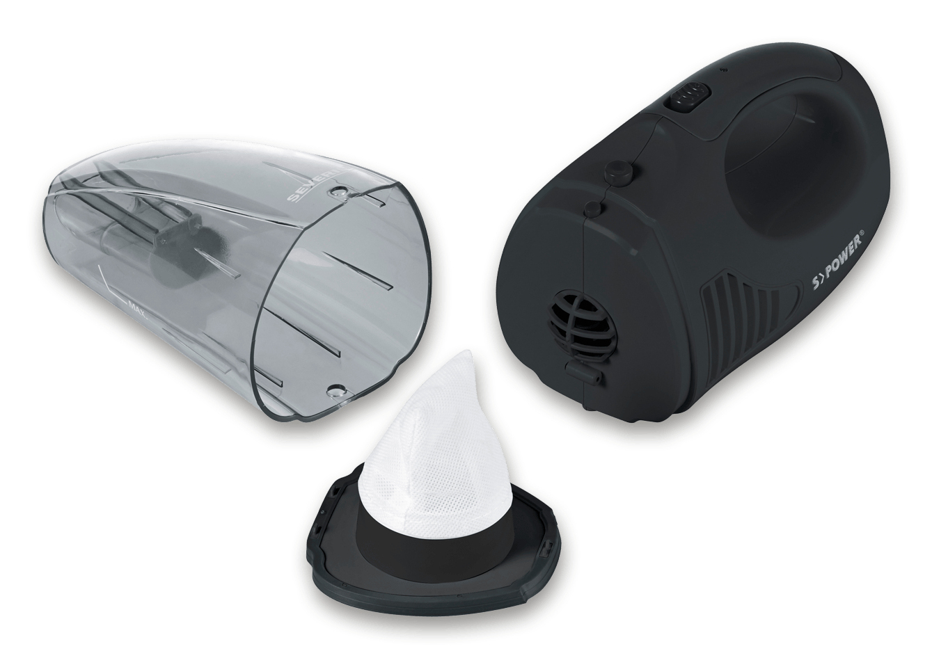Severin HV 7963 Akku-Handstaubsauger 7,4 V Li-Ion 120 W Schwarz