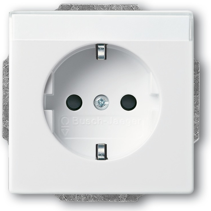 Busch-Jaeger 4011395996256 Steckdose Typ F Weiß (2011-0-3727)