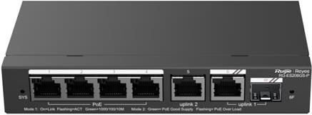Reyee RG-ES206GS-P Cloud Managed Switch for IP surveillance (RG-ES206GS-P)
