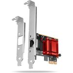 Axagon PCEE-GIX Netzwerkkarte Eingebaut Ethernet 5000 Mbit/s (PCEE-GIX)