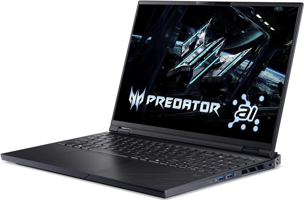Acer Predator Helios 16 AI (PH16-73-965V) Gaming 16,0" WQXGA, OLED, 240Hz, Intel i9U-275HX (13 TOPS), 64GB RAM, 2x 1TB SSD, GeForce RTX5090, Windows 11 (NH.QW0EG.003)