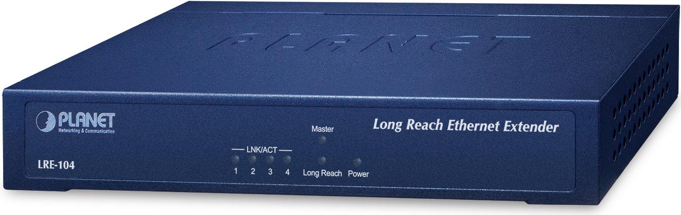 PLANET LRE-104 Netzwerk Medienkonverter 100 Mbit/s Blau (LRE-104)