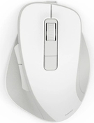 Hama Funkmaus WM-500 ergonomisch ohne Klickgeräusch Akku Weiß - Optisch (00173082)