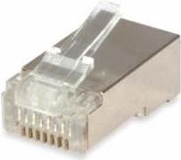 Equip Stecker RJ45 Cat6 100STK mit Knickschutz u. Einf (121181)