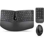 Perixx PERIDUO-606A Tastatur Maus enthalten RF Wireless Deutsch Schwarz (PERIDUO-606A DE)